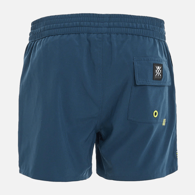 SHORT DE BAIN WATTS JUNIOR R-COOLZ - BLEU & JAUNE