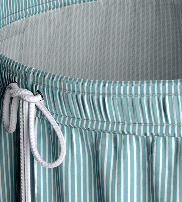 SHORT DE BAIN IMPETUS LEGEND À RAYURES - BLEU CLAIR