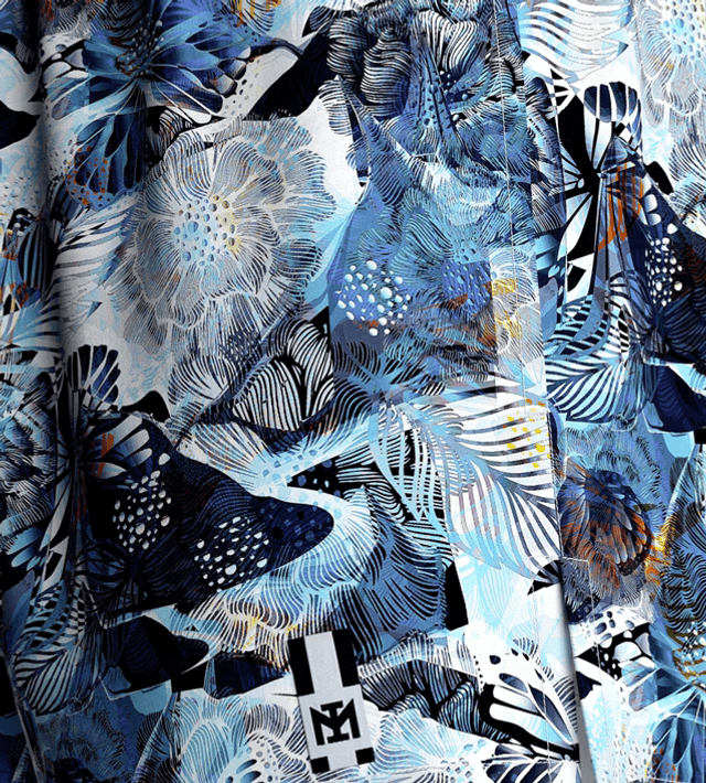 SHORT DE BAIN COURT IMPETUS BLUE LAGOON