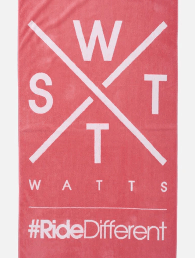 SERVIETTE DE BAIN WATTS WIPE - ROSE FLUO & BLANC