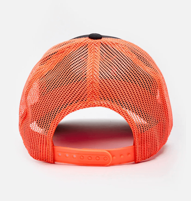CASQUETTE WATTS TRIBE - NOIR ET ORANGE FLUO
